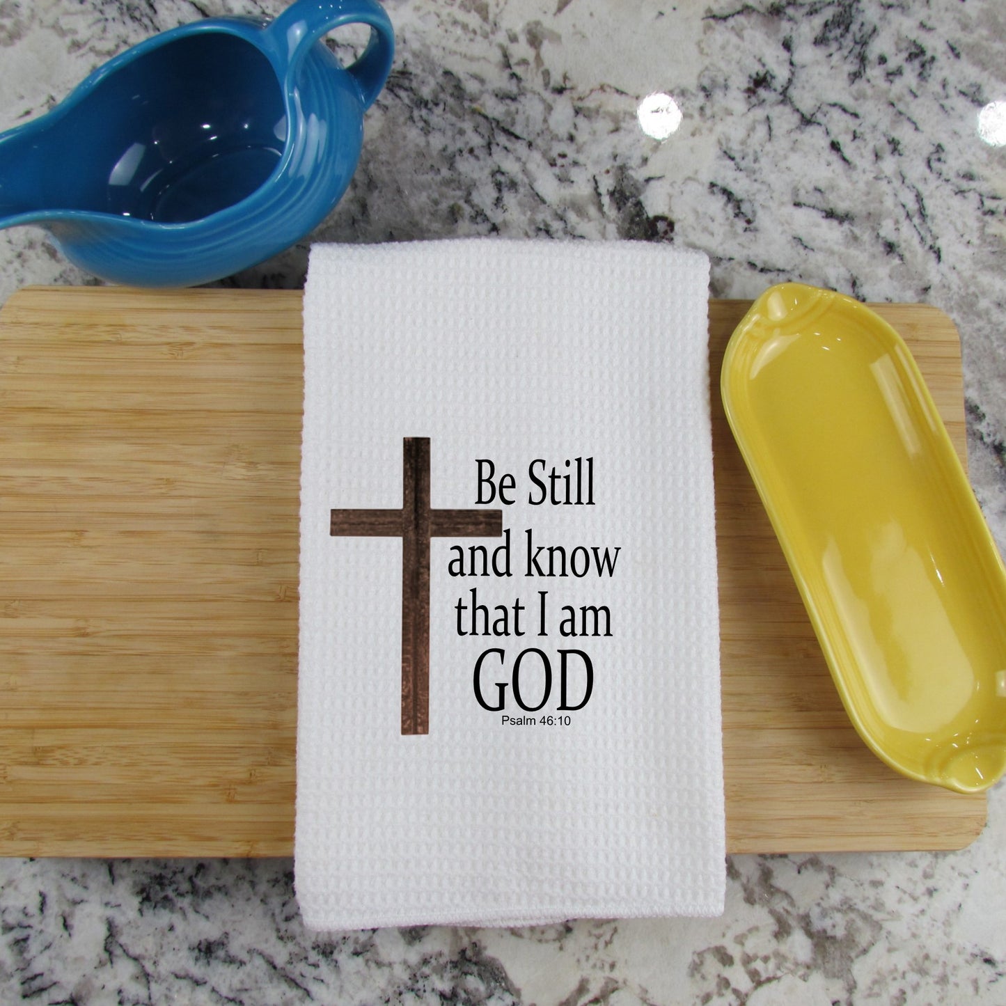 Be STILL and know that I am God Brown cross