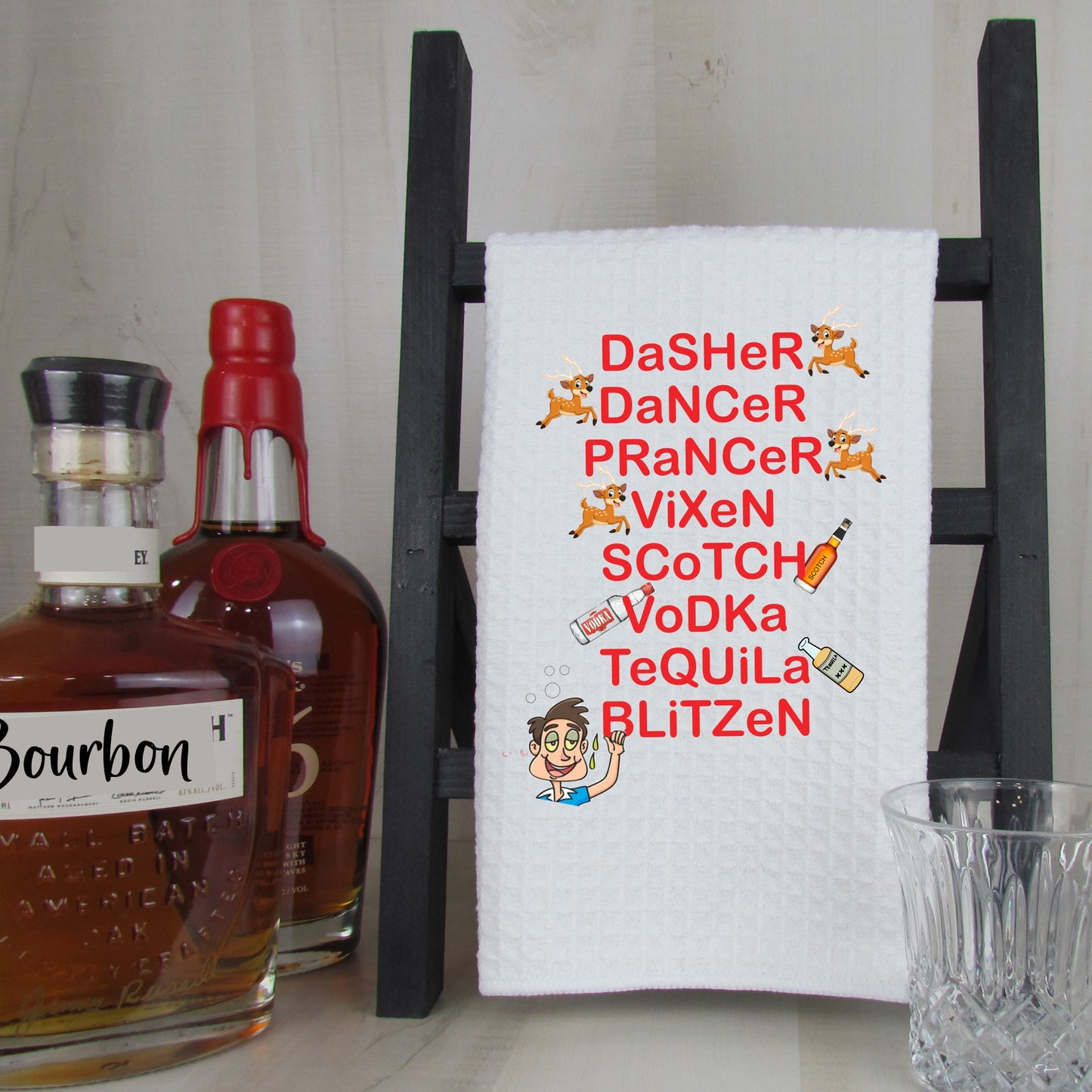 Dasher Dancer Prancer Vixen Scotch Vodka Tequila Blitzen