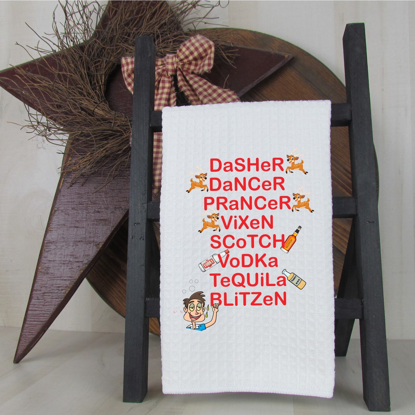 Dasher Dancer Prancer Vixen Scotch Vodka Tequila Blitzen