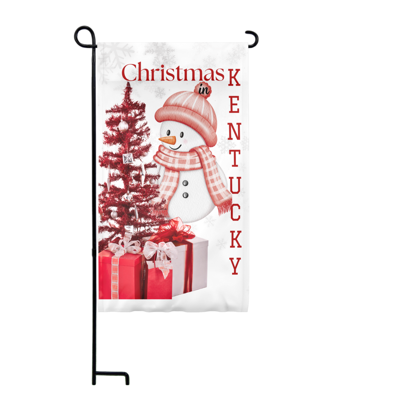 Kentucky Wildcats & Louisville Cardinals Camping Garden Flag – Christmas RED – 18x11.5