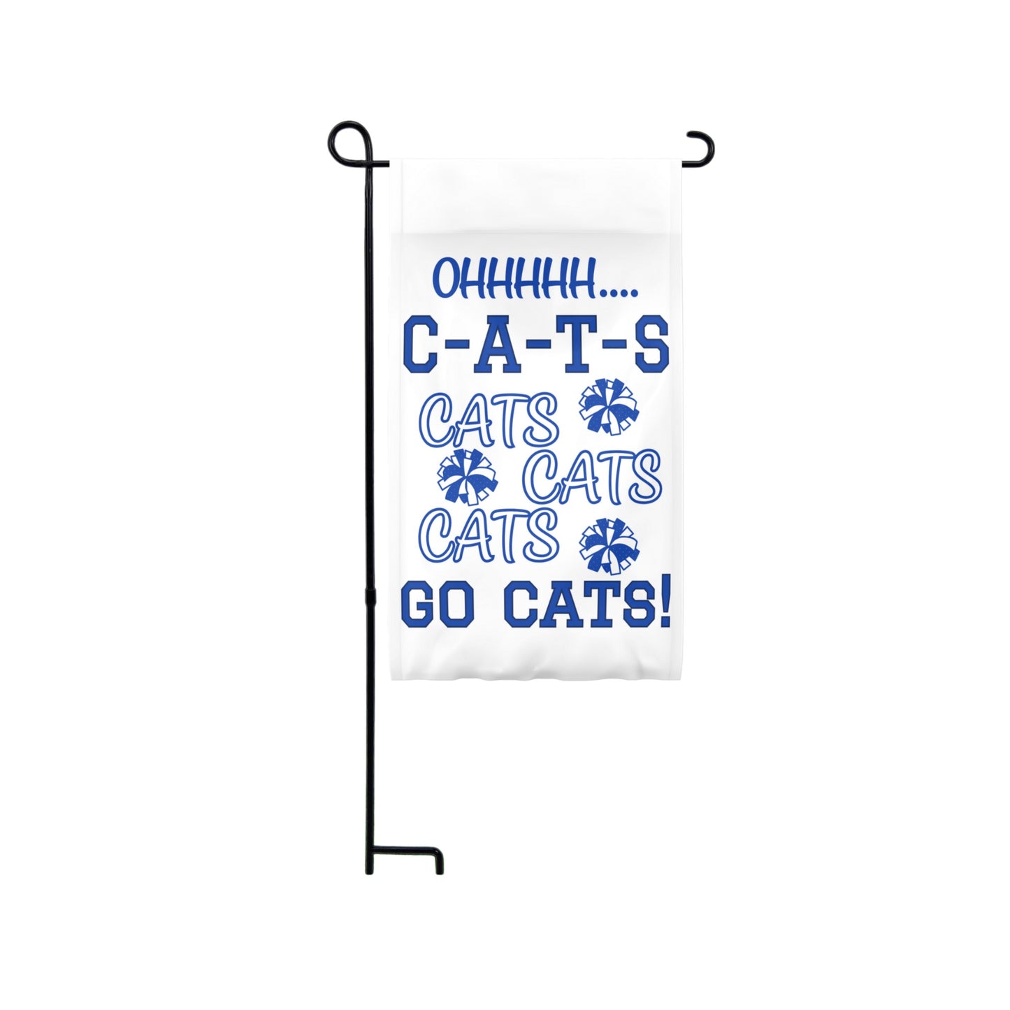 Garden Flag Cats Chant