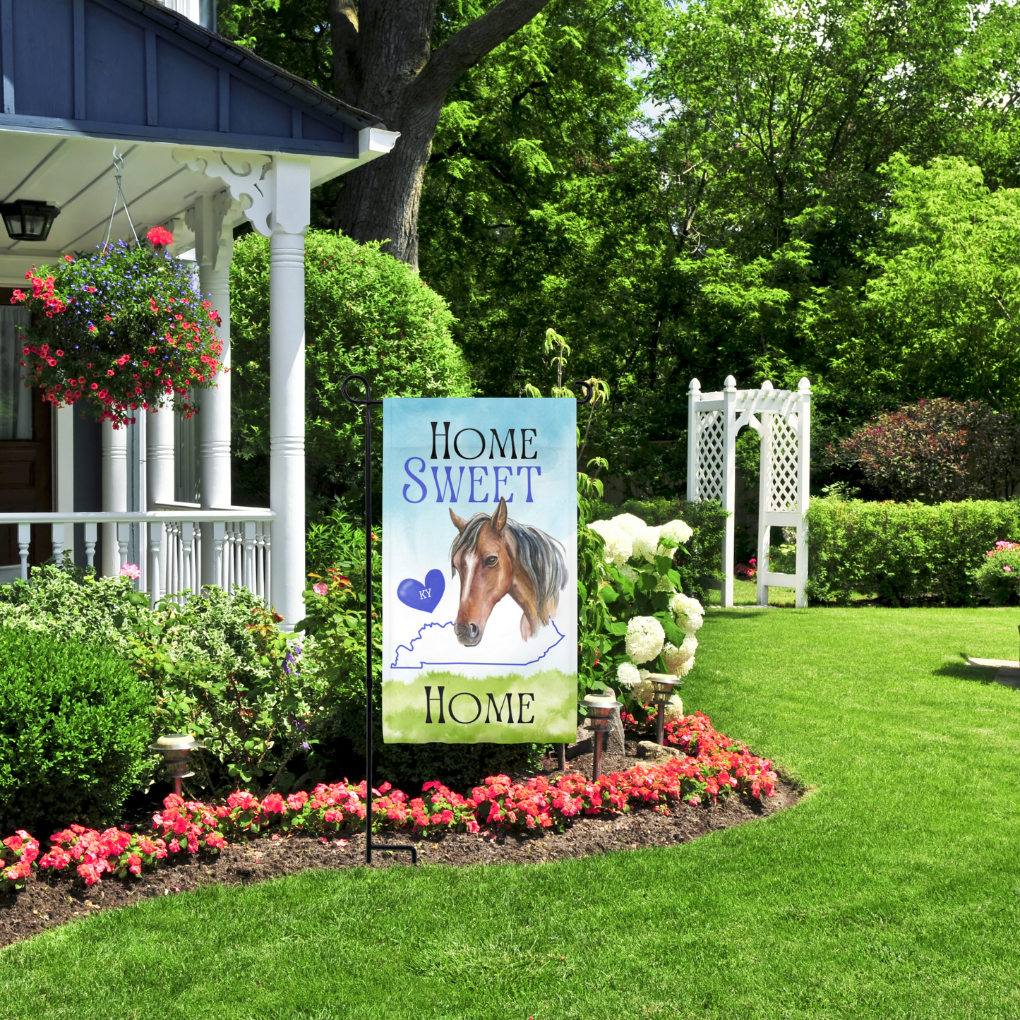 Garden Flag Kentucky Homne Sweet Home