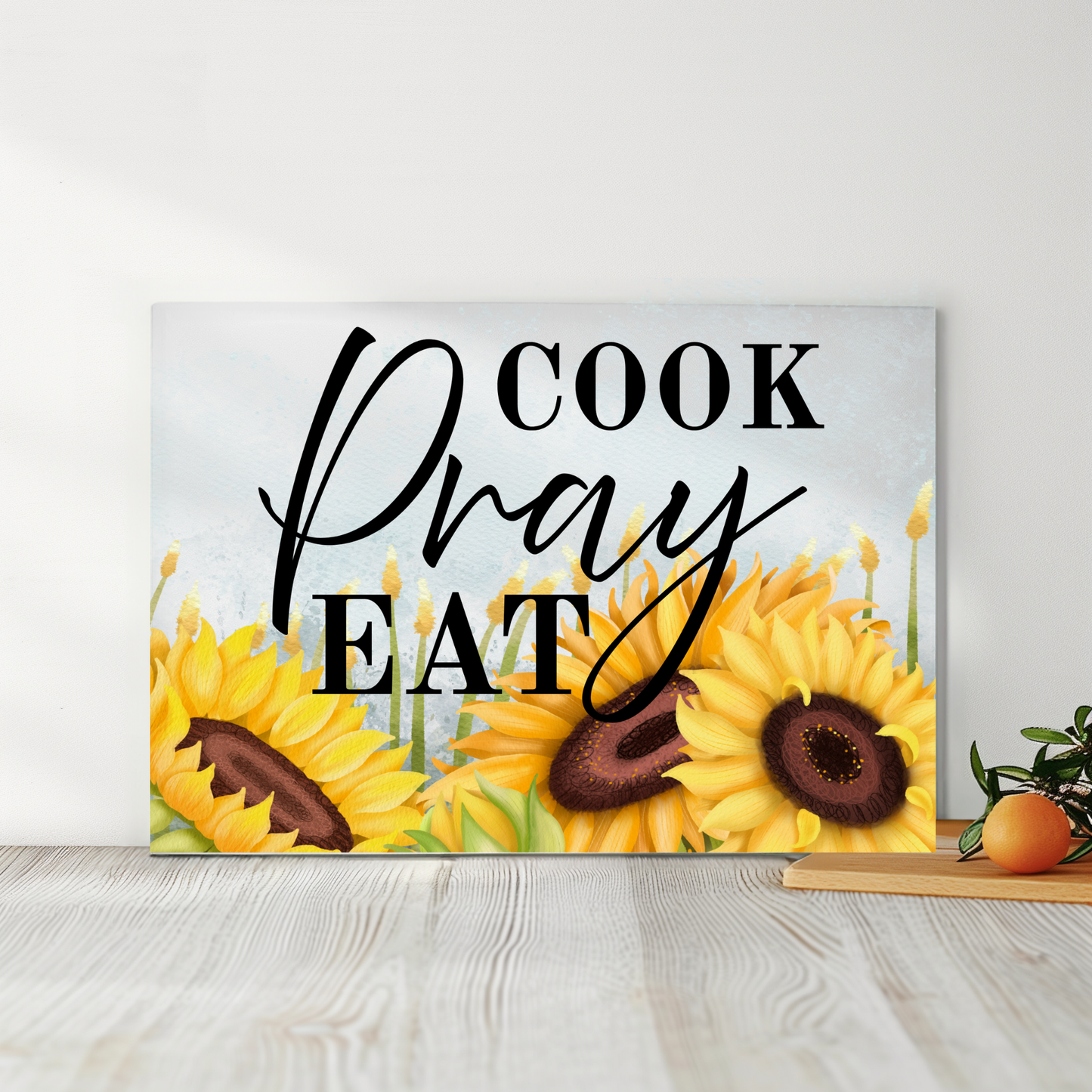 Glass Cutting Boards Cook Pray Eat