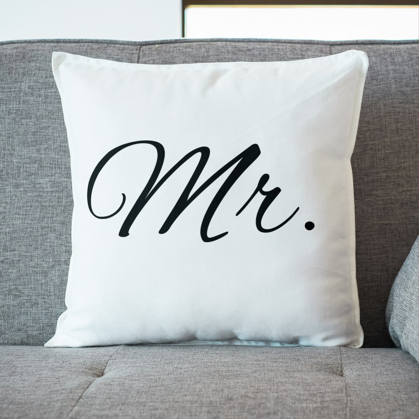 Mr. 18x18 Throw Pillowcase