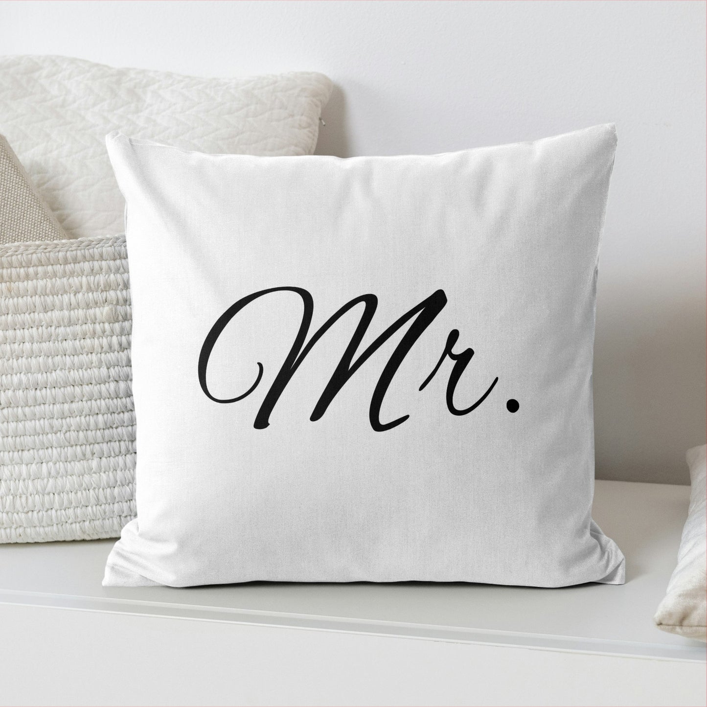 Mr. 18x18 Throw Pillowcase