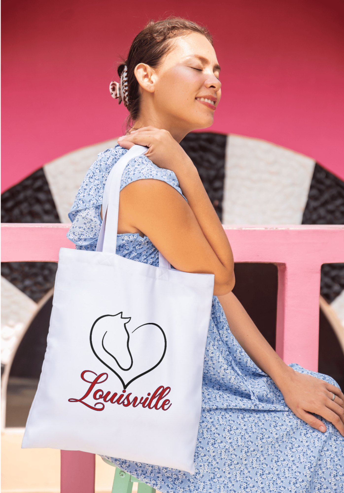 Louisville Roots, Kentucky Soul – Canvas Tote Bag HORSE HEART LOUISVILLE