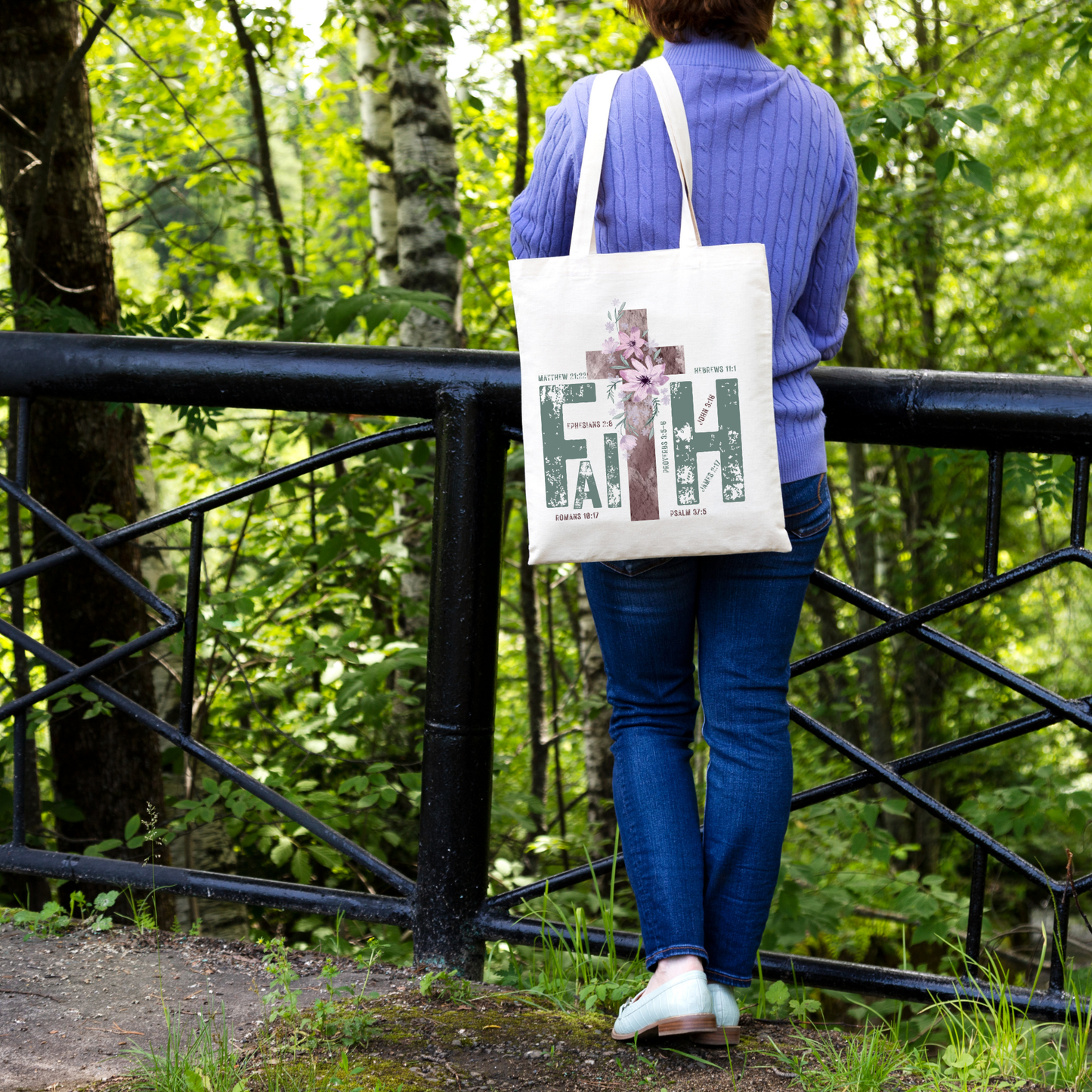 Kentucky Soul – Canvas Tote Bag Faith Canvas Tote Bag with Inspiring Bible Verses