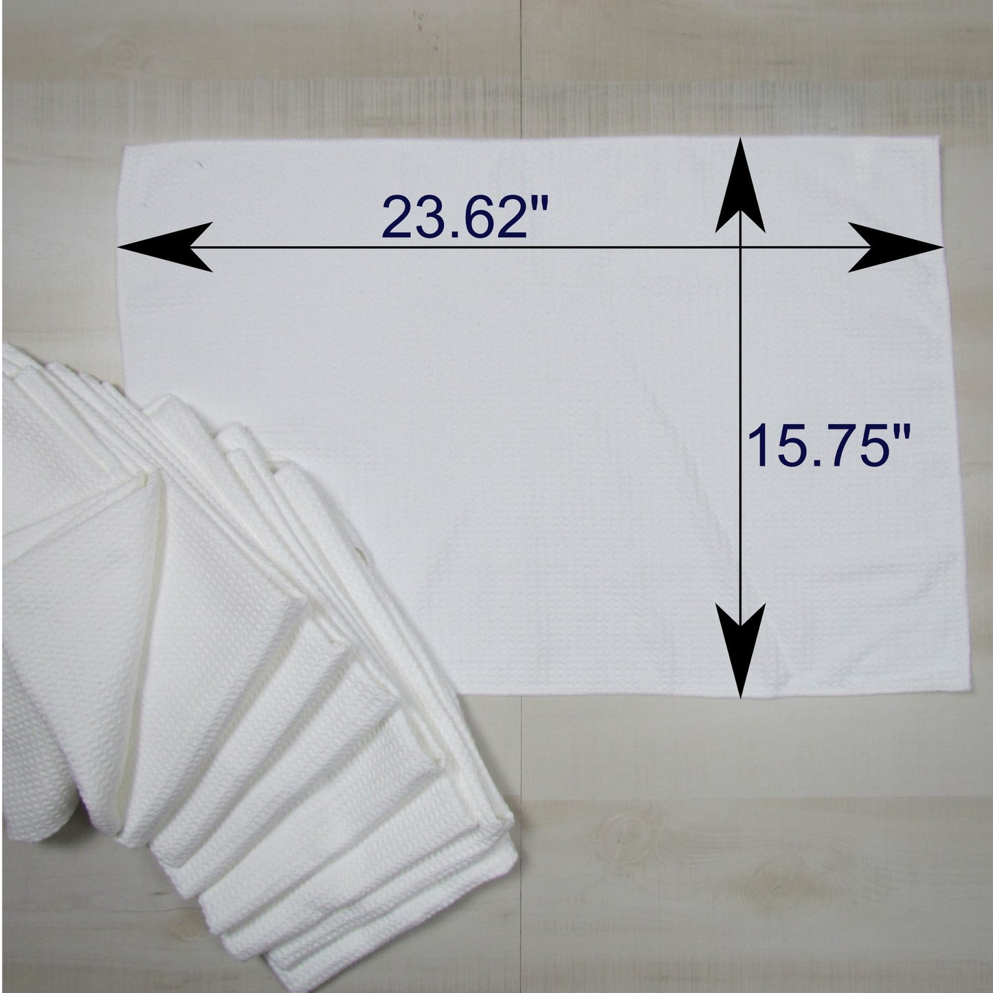 Sublimation White Blank Waffle Towels in packs Of 10, Microfiber Towels, Waffle Towel, Embroidery Towel, approx. 16"x24", Polyester Towel