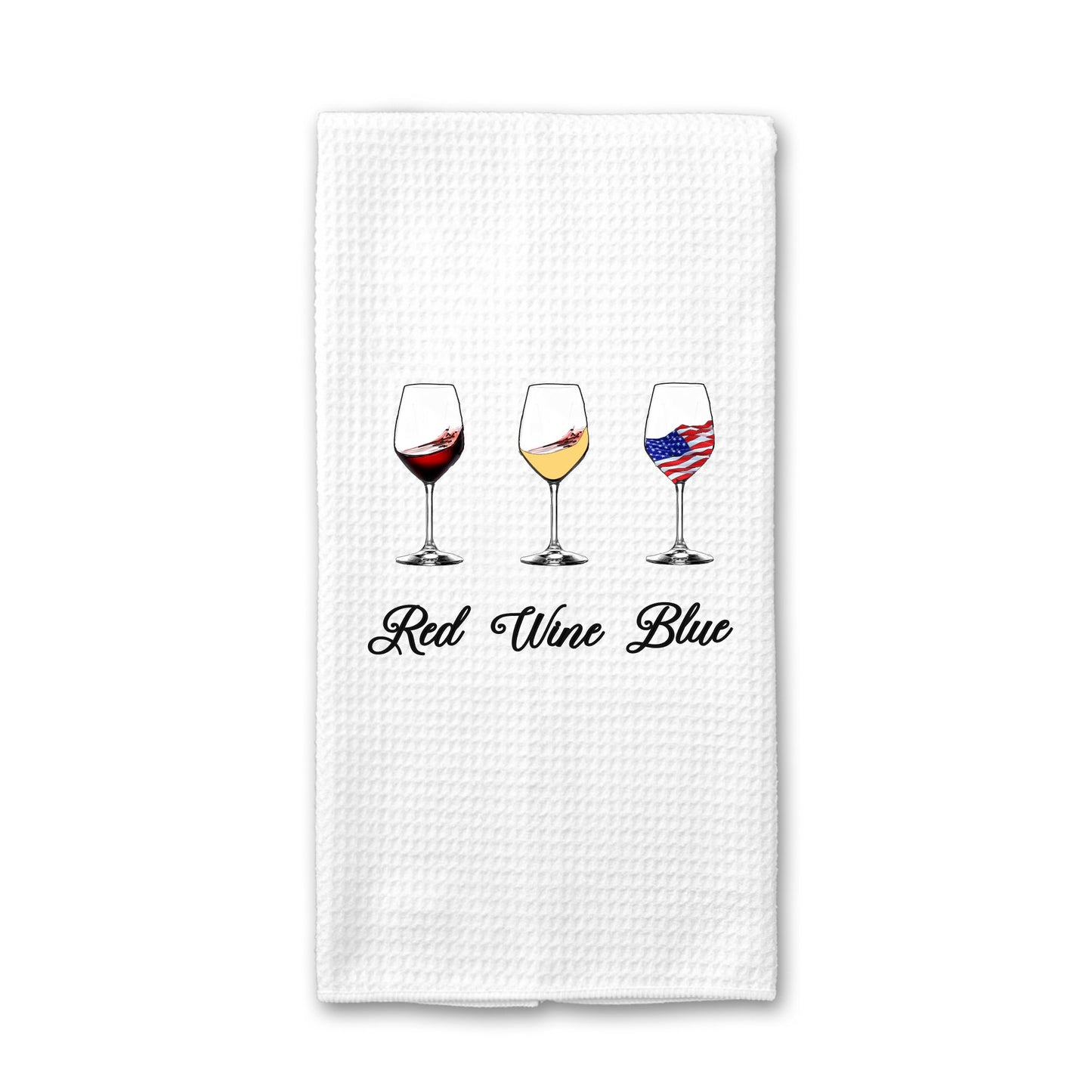 Red Wine Blue Patriotic Wine Lover