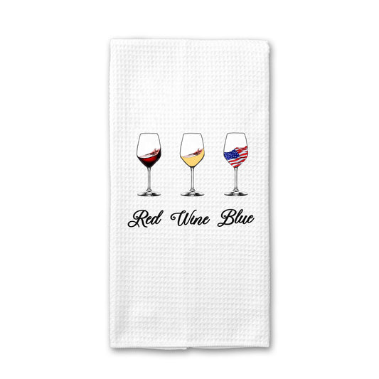 Red Wine Blue Patriotic Wine Lover