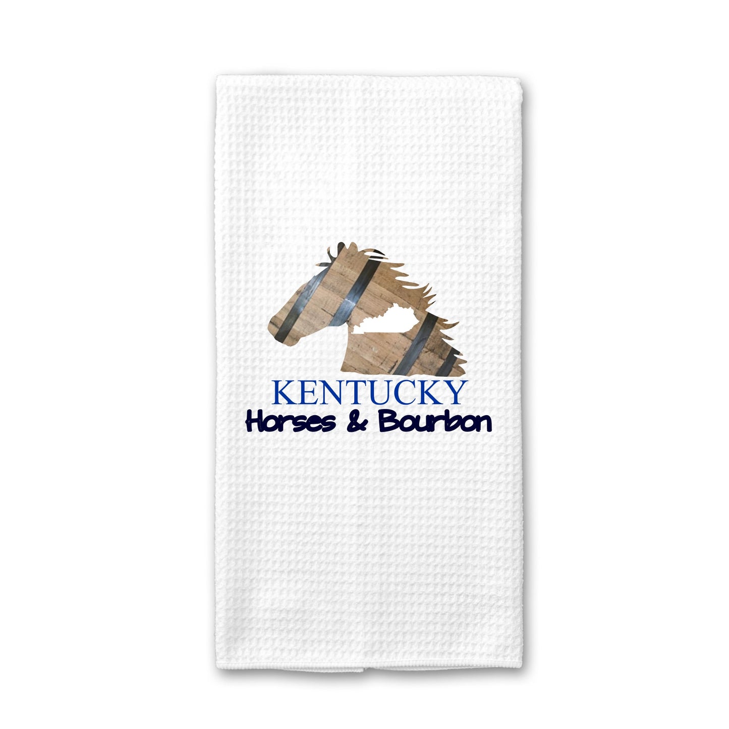 White Kentucky Horse and Bourbon