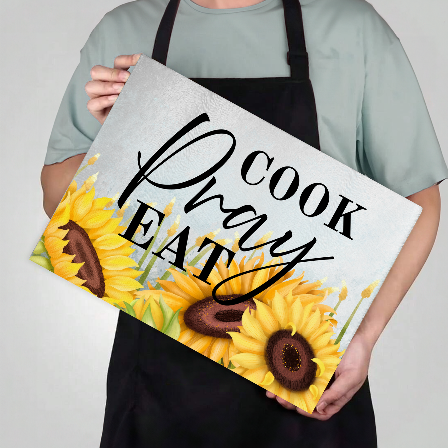 Glass Cutting Boards Cook Pray Eat