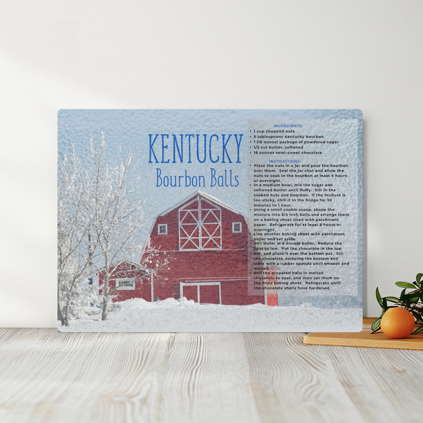 Glass Cutting Boards  Serving Up Love (Copy)