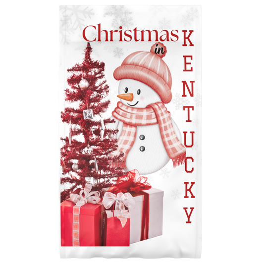 Kentucky Wildcats & Louisville Cardinals Camping Garden Flag – Christmas RED – 18x11.5