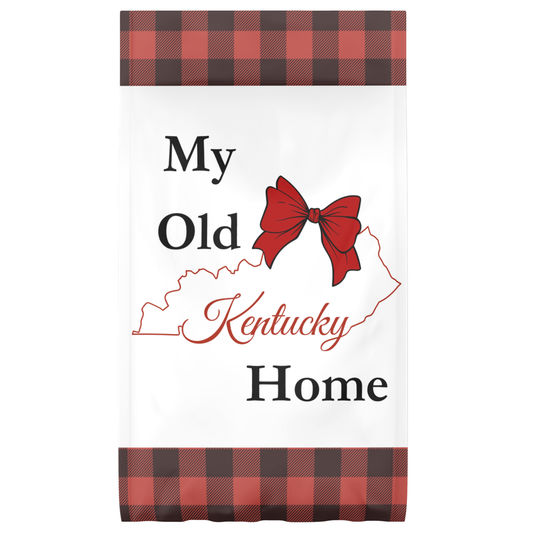 Kentucky Wildcats & Louisville Cardinals Camping Garden Flag – My Old Kentucky Home RED – 18x11.5
