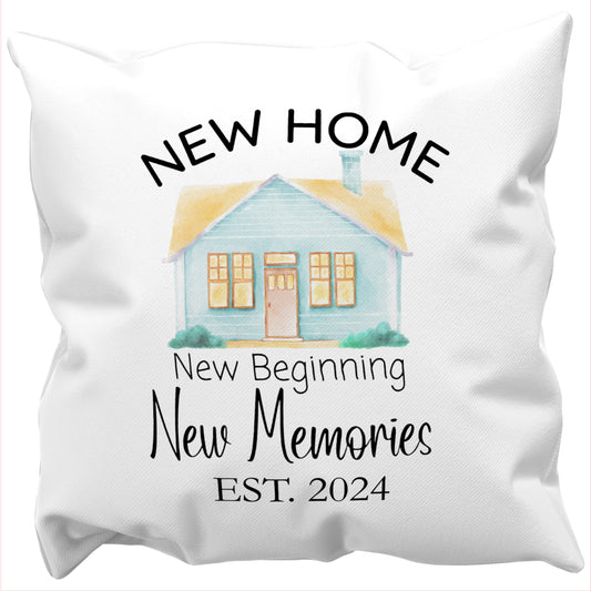 New Home 2024 18x18 Throw Pillowcase