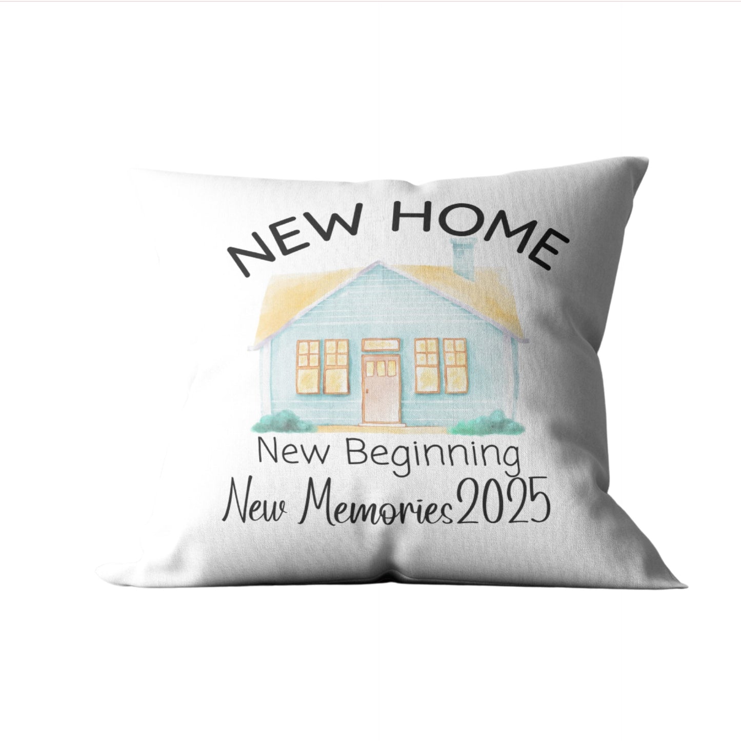 New Home 2025 18x18 Throw Pillowcase