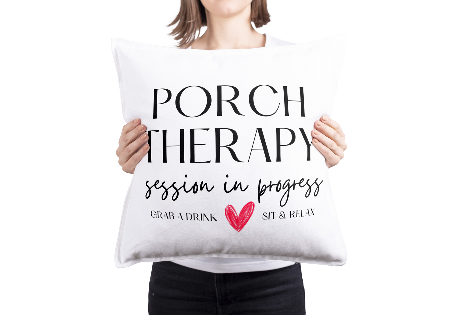 Porch Therapy 18x18 Throw Pillowcase