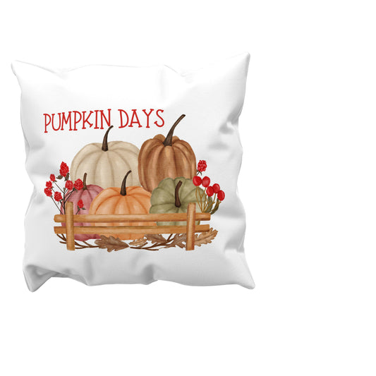 Fall Pumpkin Days 18x18 Throw Pillowcase