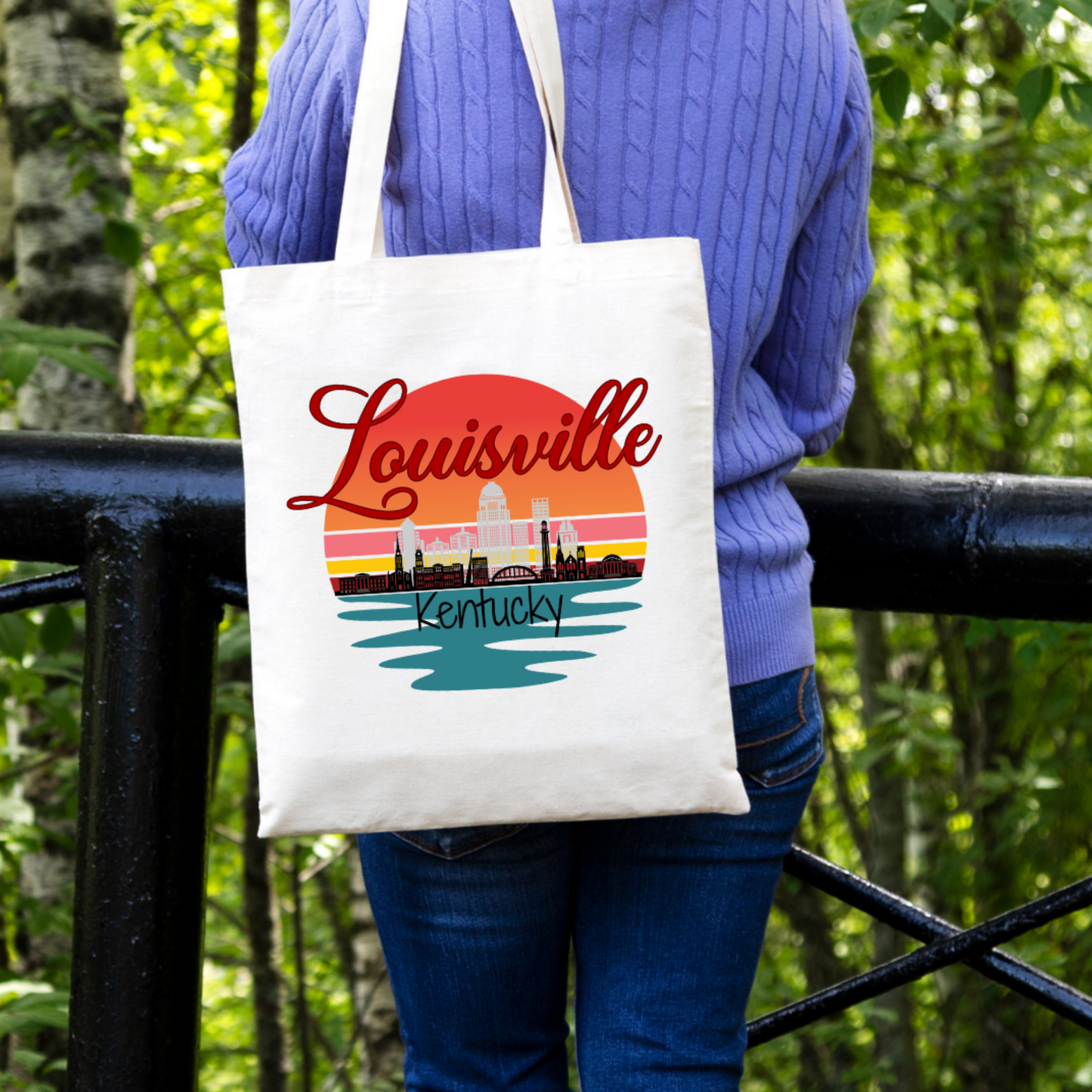 Louisville Roots, Kentucky Soul – Canvas Tote Bag LOUISVILLE KENTUCKY