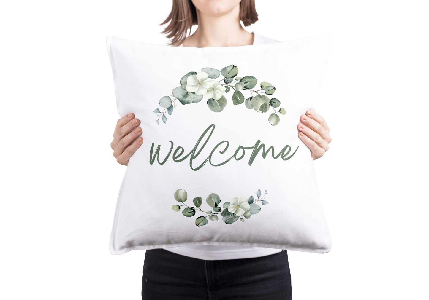 Welcome 18x18 Throw Pillowcase