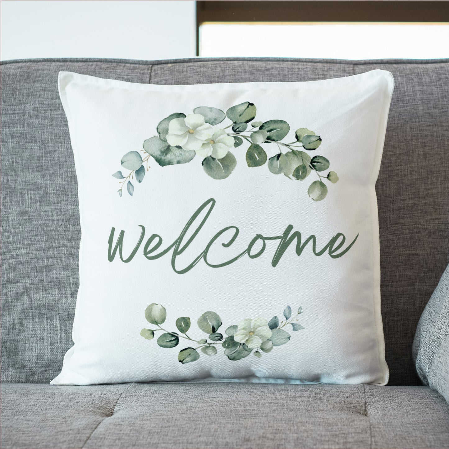 Welcome 18x18 Throw Pillowcase