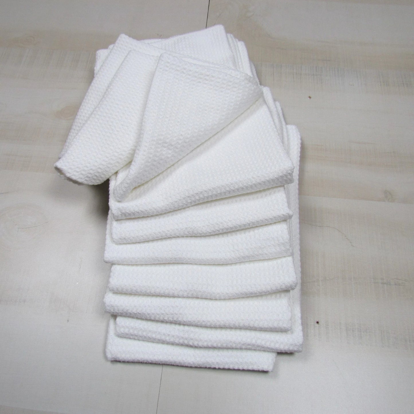 Sublimation White Blank Waffle Towels Pack of 10, Microfiber Towels, Waffle Towel, Embroidery Towel, Approx. 16"x24", Polyester Towel