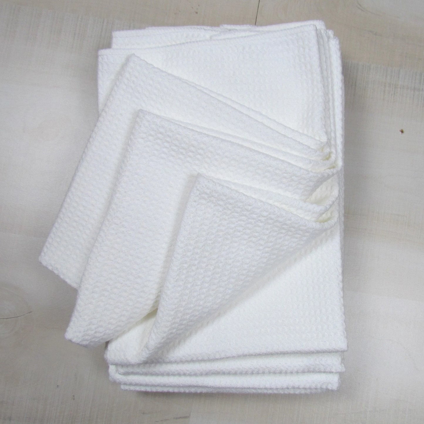 Sublimation White Blank Waffle Towels Pack of 10, Microfiber Towels, Waffle Towel, Embroidery Towel, Approx. 16"x24", Polyester Towel